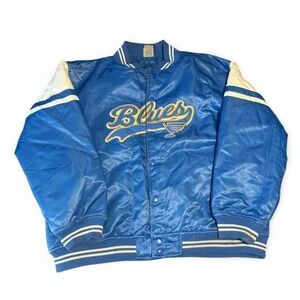 Vintage Blues St Louis NHL Hockey Bomber Jacket 90s Men's